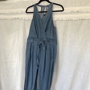Express denim jumpsuit